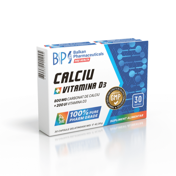 Balkan Pharmaceuticals Calciu + Vitamina D3 30capsBalkan Pharmaceuticals Calciu + Vitamina D3 30caps Balkan Pharmaceuticals Calciu + Vitamina D3 30caps